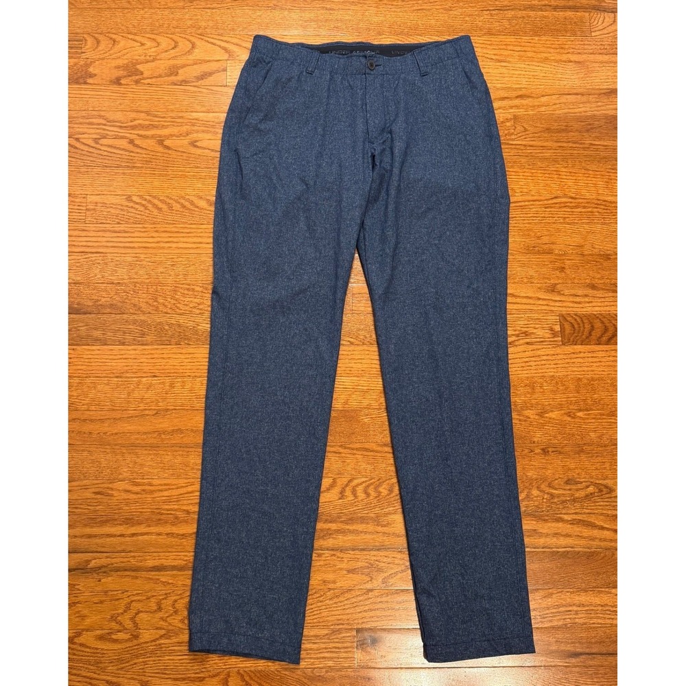 Under Armour Showdown Golf Pants Men 36x36 Blue Heathered Performance Athletic